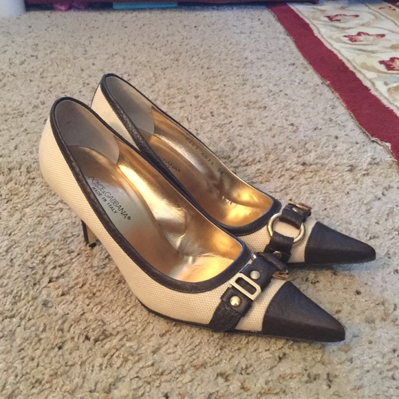 d&g logo heels